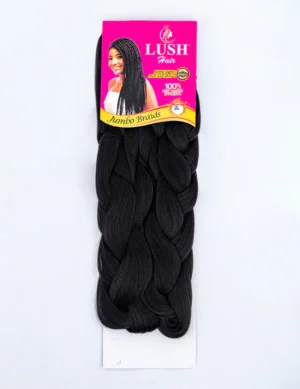 jumbo braid hair extensions natural black UK