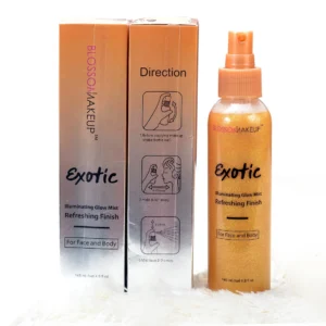 Blossom Exotic Illuminating Glow Mist refreshing finish face and body UK