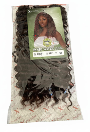 X-Pression Boho Water Curl hair 40 inch colour 30 UK