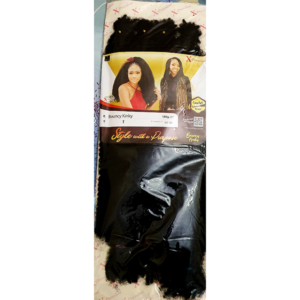 X-Pression Bouncy Kinky Braiding Hair natural black 180g UK
