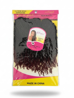 Froyal spring twist hair UK ombre black burgundy
