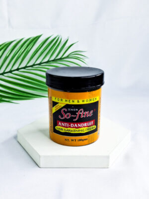 So-Fine Anti-Dandruff Hair Darkening Cream Men Women 180g UK