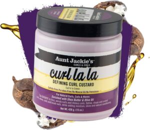 Aunt Jackies Curl La La Defining Curl Custard Shea Butter Olive Oil 426g UK