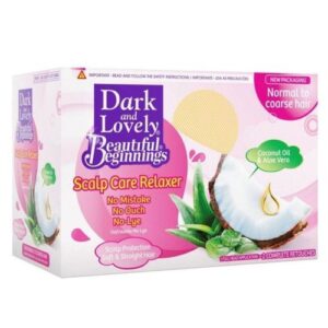 Dark and Lovely Beautiful Beginnings Scalp Care Relaxer no lye coconut oil aloe vera UK