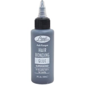 Lanell Anti-Fungus Hair Bonding Glue Super Bond gives you a powerful, long lasting hold that is perfect for hair bonding, weave installation, hair extension application, and wig bonding. The super bond formula delivers an incredibly strong, secure hold that keeps your hair extensions, weaves, and wigs firmly in place throughout the day. Additionally, the anti-fungus formula protects your scalp and hair from fungal infections, making it a safer, healthier choice for regular hair bonding applications. Super Bond Formula Lanell Anti-Fungus Hair Bonding Glue delivers a super bond hold that is one of the strongest hair bonding formulas available. Furthermore, the powerful super bond formula keeps your hair extensions, weaves, and wigs securely in place through heat, humidity, and long hours of wear. Moreover, the long lasting hold ensures your bonded style stays looking neat, secure, and beautiful from installation to removal without any lifting, shifting, or loosening. Anti-Fungus Protection This hair bonding glue UK customers trust features a unique anti-fungus formula that protects your scalp and hair from fungal infections caused by regular bonding glue use. Furthermore, the anti-fungus formula creates a protective barrier on your scalp that prevents the build-up of moisture and bacteria that can lead to scalp infections. Therefore, you can enjoy your bonded hair styles with complete confidence knowing your scalp is protected throughout the entire duration of your style. Perfect Hold for Hair Bonding Lanell Anti-Fungus Hair Bonding Glue is specifically formulated for professional hair bonding applications including weave installation, hair extension bonding, and wig application. The precise nozzle tip delivers a controlled, accurate application for a clean, professional bonding result every single time. However, despite its strong bond, the glue removes easily with a professional bond remover at the end of your style without causing unnecessary damage to your natural hair. Available in Three Sizes Lanell Anti-Fungus Hair Bonding Glue is available in three convenient sizes to suit every need. The 1 fl oz (30ml) size is perfect for small touch-ups and single applications. The 2 fl oz (60ml) size is ideal for regular home use. Furthermore, the 4 fl oz (118ml) size offers excellent value for professional salon use or for those who bond their hair frequently. Therefore, whatever your needs, there is a Lanell Hair Bonding Glue size that is perfect for you. Why Choose Lanell Anti-Fungus Hair Bonding Glue UK Lanell delivers professional quality hair care products loved by stylists and hair extension wearers across the UK. This hair bonding glue UK customers trust is a must have for anyone looking to achieve a strong, secure, and long lasting bond for their hair extensions, weaves, or wigs. Whether you are a professional stylist or bonding your hair at home, Lanell Anti-Fungus Hair Bonding Glue gives you a powerful, reliable hold every single time. Shop our full Hair Care collection at Claire Beauty Shop with free UK delivery on every order. Free standard UK delivery comes with every order. Any questions? Contact us at clairebeautyshopltd@gmail.com and our friendly team will be happy to help.