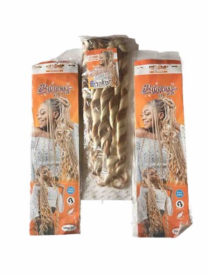 Princess Curl Braiding Hair blonde protective style UK