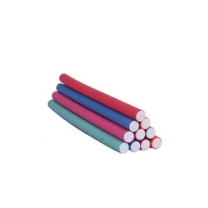 Foam Flexi Hair Rollers Heatless Curling Rods Mixed Colours UK
