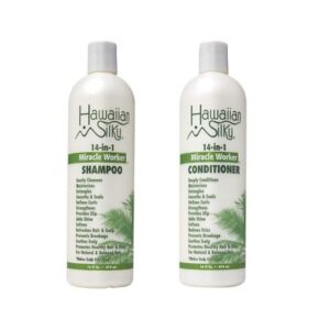 Hawaiian Silky 14-in-1 Miracle Worker Conditioner natural and relaxed hair UK 474ml