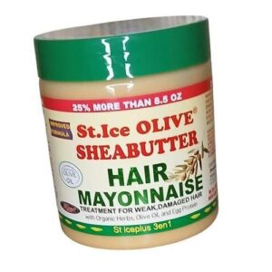 St. Ice Olive Shea Butter Hair Mayonnaise Treatment Weak Damaged Hair UK