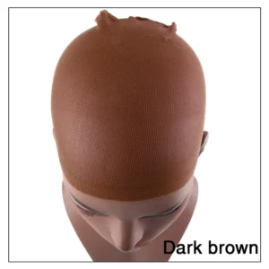 Black Wig Cap 2 pack breathable stretchy comfortable UK
